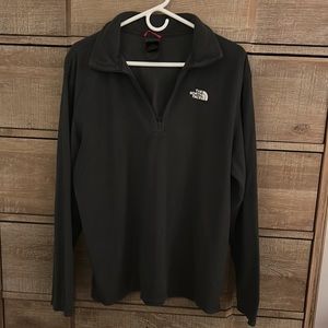 North Face Charcoal Fourth 1/4 Zip Jacket